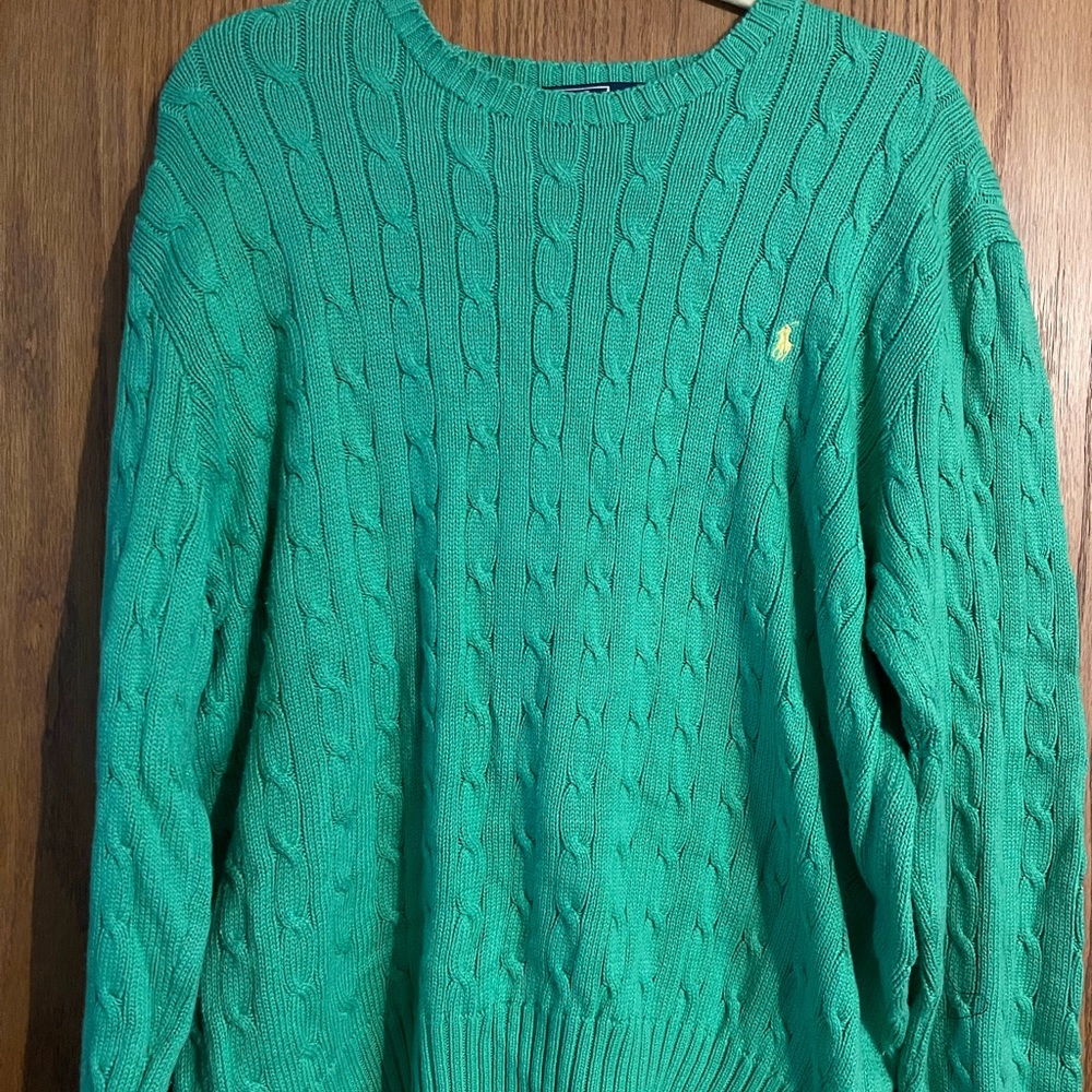 Polo By Ralph Lauren Green Sweater